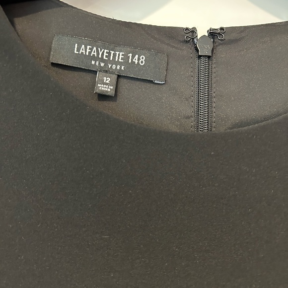 Lafayette 148 New York Corbin Embroidered Emory Cloth Dress - Picture 3 of 7